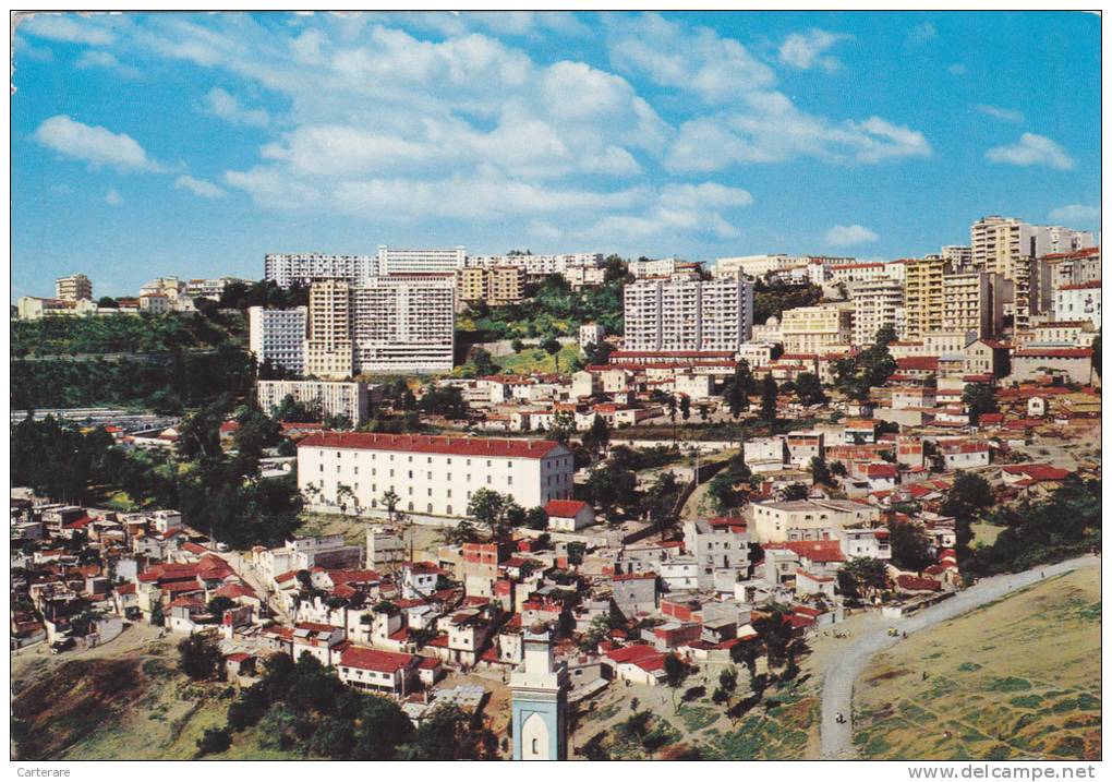 Algérie,Algéria,afrique du nord,constantine,il y a 37 ans,vue aerienne,immeuble,villa