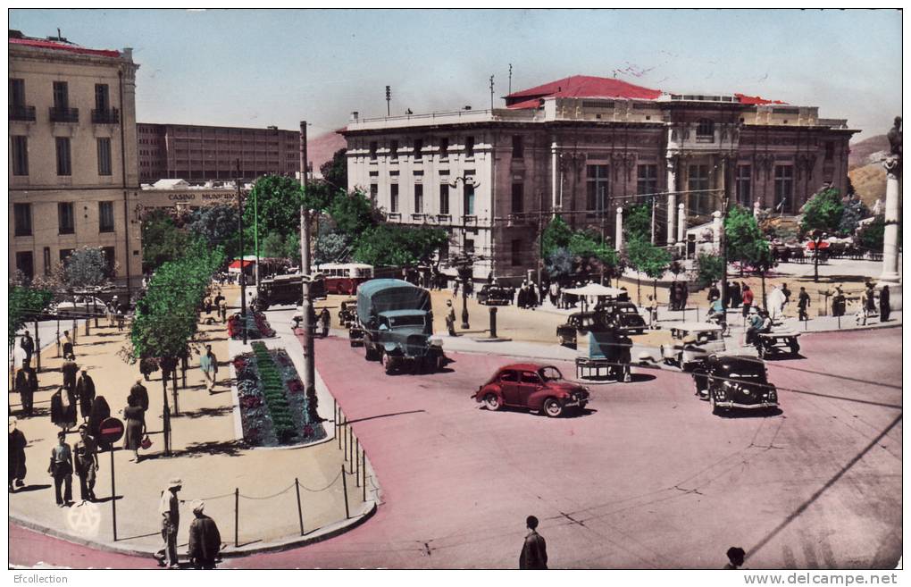 CONSTANTINE place de la Bréche et le palais de justice Algérie automobiles près Bekira Sidi Mabrouk