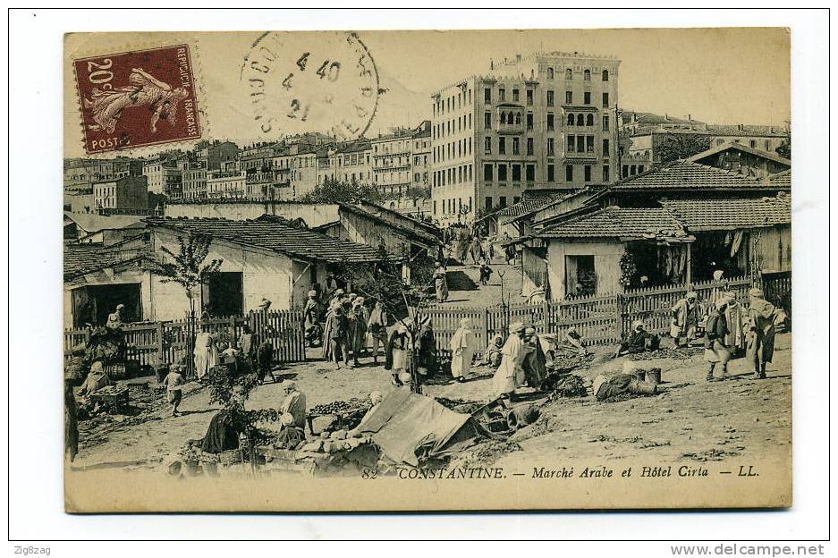 CONSTANTINE MARCHE ARABE ET HOTEL CIRLA
