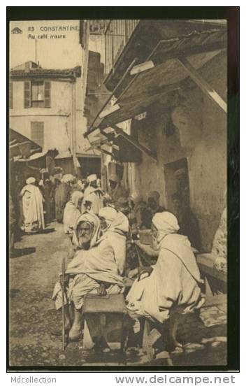 ALGERIE CONSTANTINE /   Au café Maure