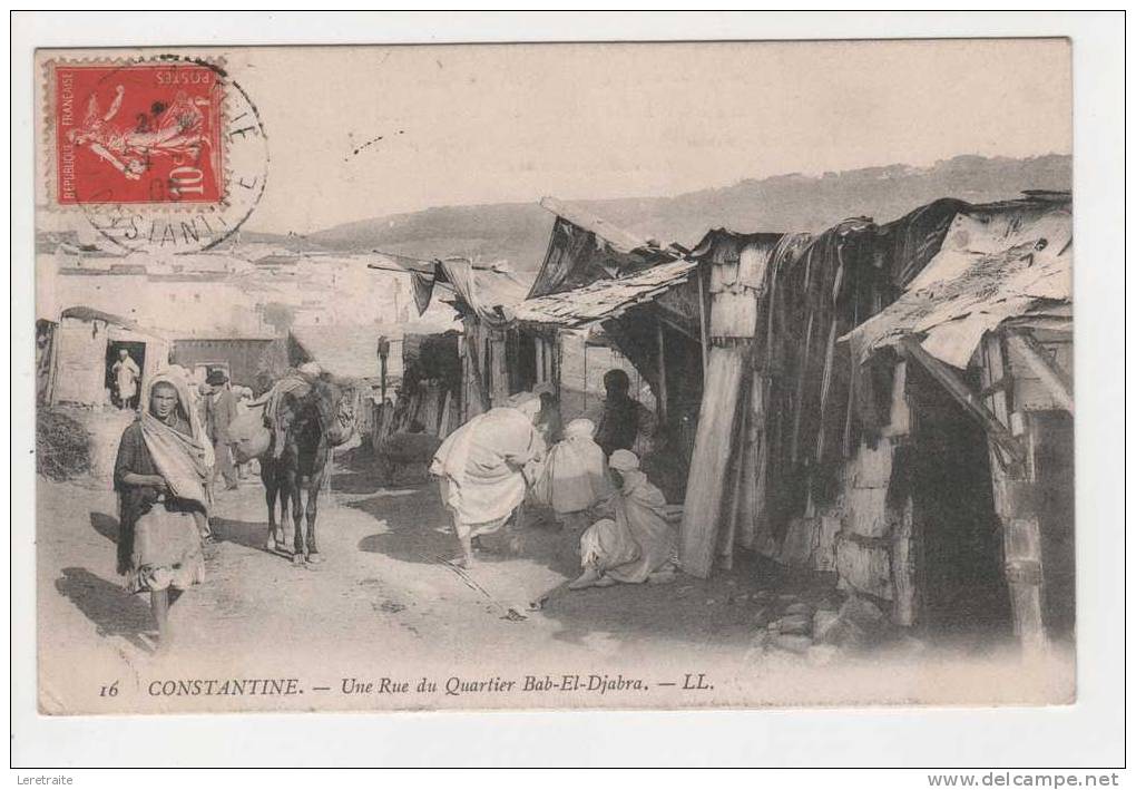 Constantine. - Une rue du Quartier Bab-El-Djabra.