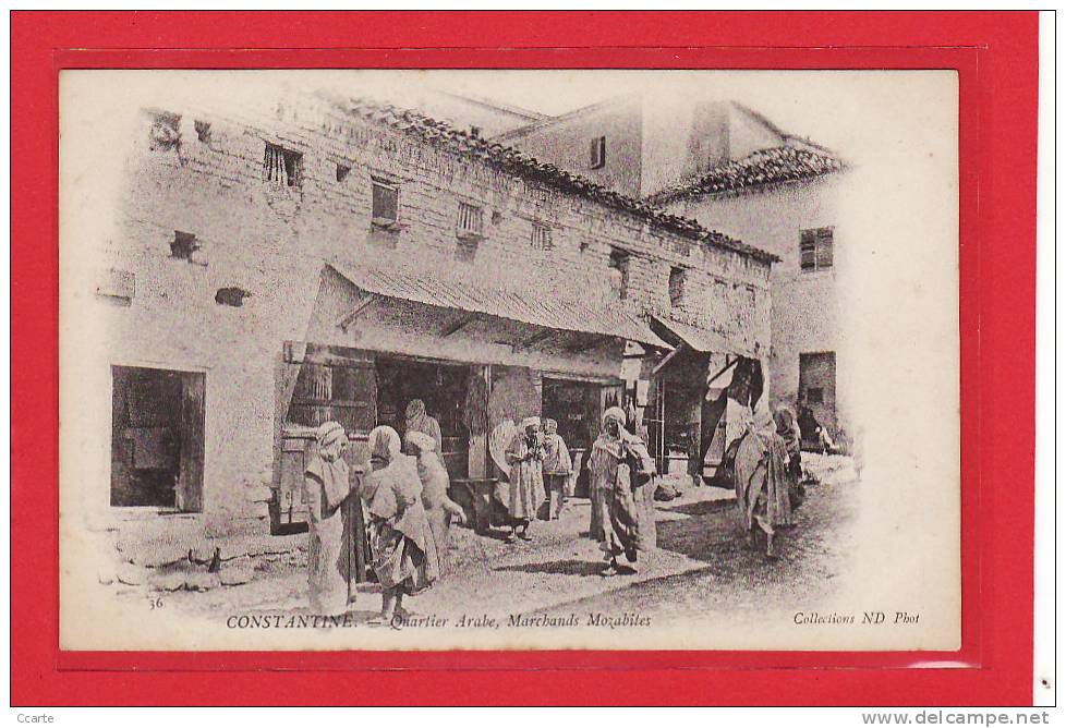AFRIQUE / ALGERIE / CONSTANTINE / COMMERCES / MARCHANDS / Quartier Arabe, Marchands Mozabites / Précurseur / Animation