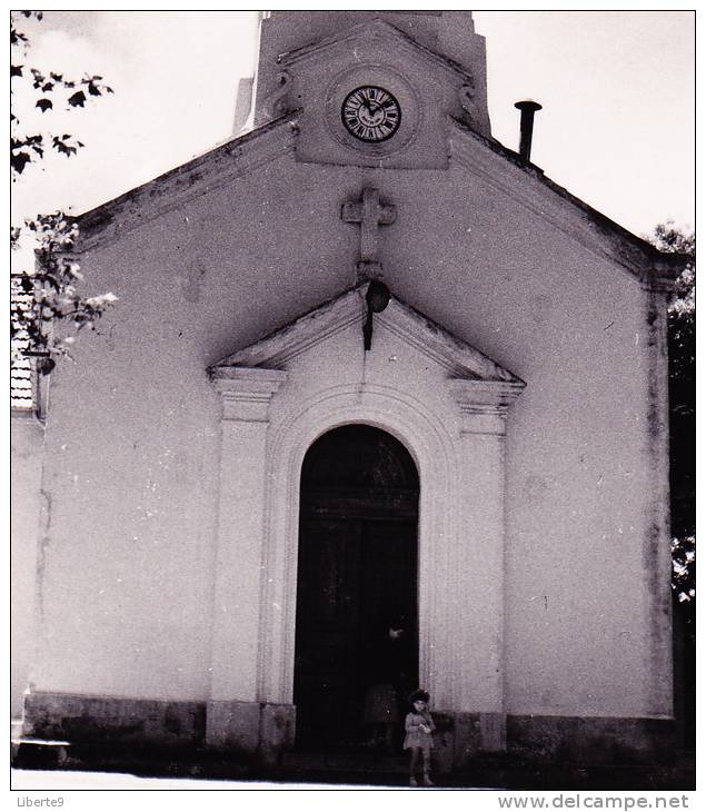 Algerie Bugeaud-Seraidi église carte photo 99 x 144mm sans dos imprimé 3 scans