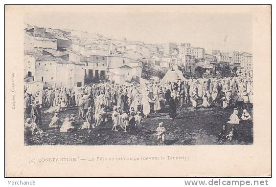 ALGERIE.CONSTANTINE.LA FETE DU PRINTEMPS DEVANT LA TANNERIE