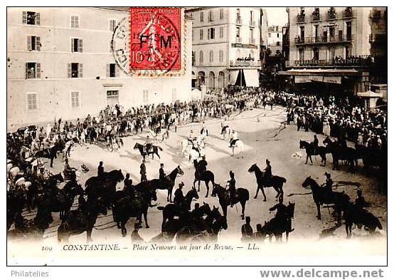CONSTANTINE  REVUE PLACE NEMOURS 1907