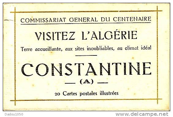 20 CPA algérie centenaire 1930 Constantine