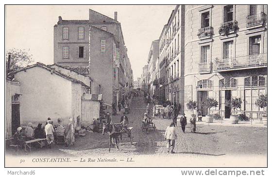 ALGERIE.CONSTANTINE.LA RUE NATIONALE