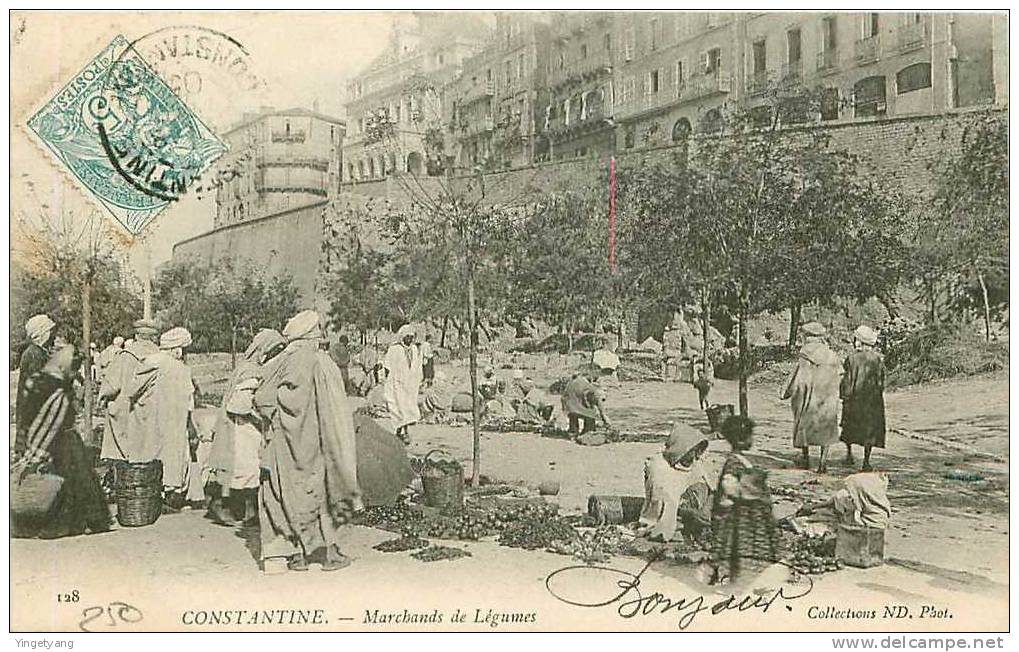 CONSTANTINE.MARCHANDS DE LEGUMES