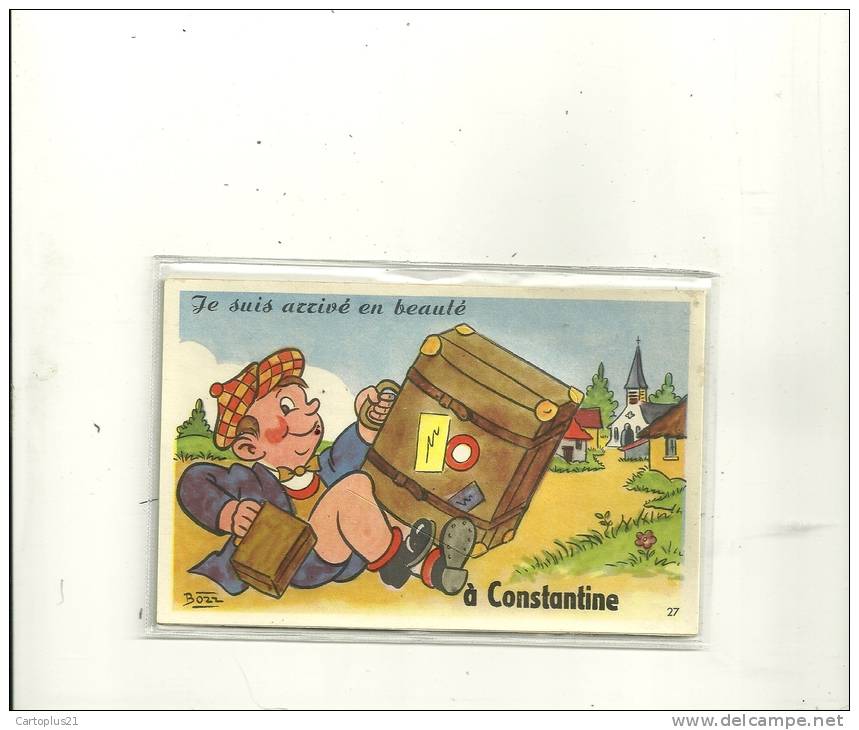 CONSTANTINE  CARTE SYSTEME  BOZZ DEPLIANT ACCORDEON