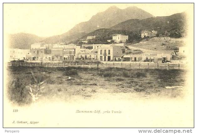 AK ALGERIEN  ALGER  HAMMAN - LIFE PRIS TUNIS  OLD POSTCARD PRE  1904