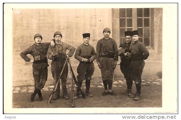 ALGERIE- ref no 508- constantine - carte photo militaire -1924- precisé au verso  -bon etat