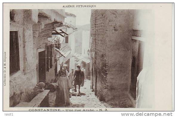 Algérie - Z589 - Constantine - Une Rue Arabe - bon état