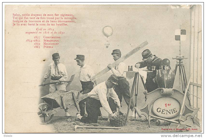 Constantine Bataille 1er Genie 1837, Sebastopol, Melegnano, Puebla