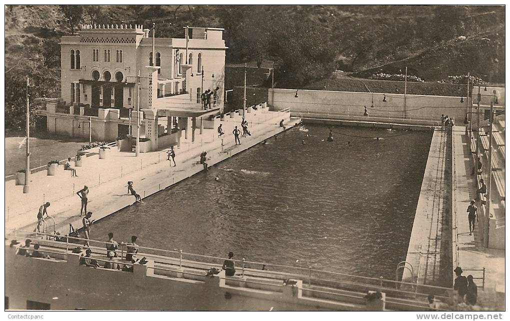 CONSTANTINE   ( Algérie )   - Nouvelle  Piscine de Sidi M´Cid     ( C.P.S.M. , Pt  -   Ft  )
