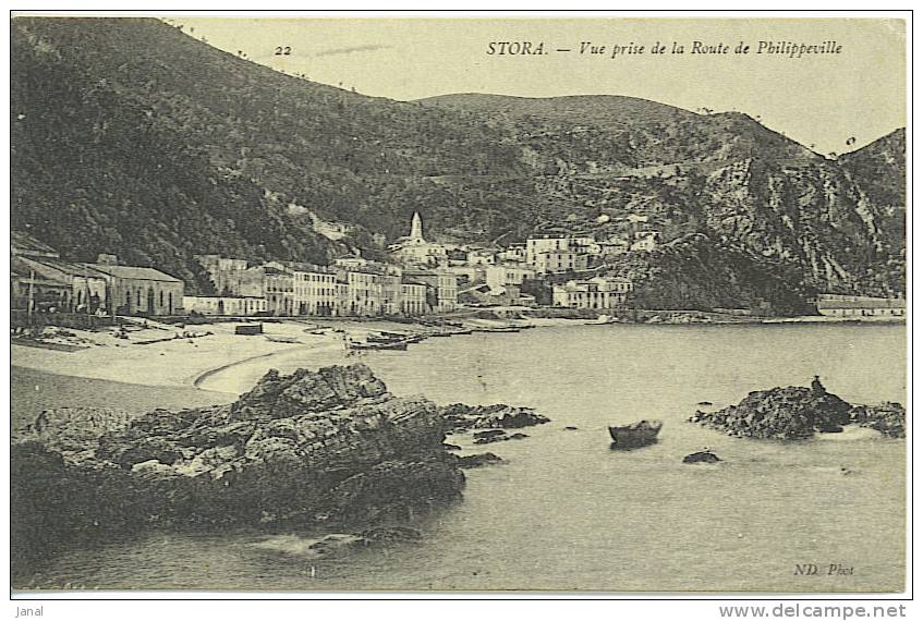 -    STORA - VUE PRISE DE LA ROUTE DE PHILIPPEVILLE -