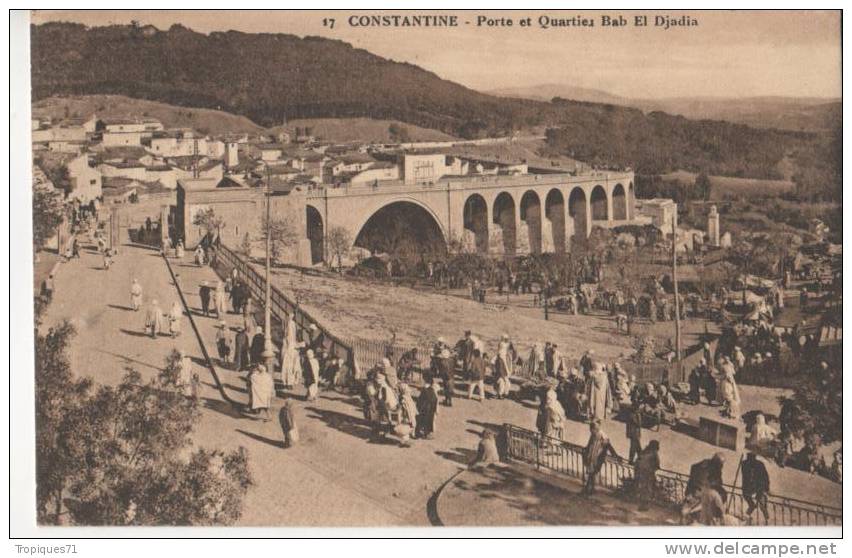 ALGERIE CONSTANTINE PORTE ET QUARTIER BAB EL DJADIA