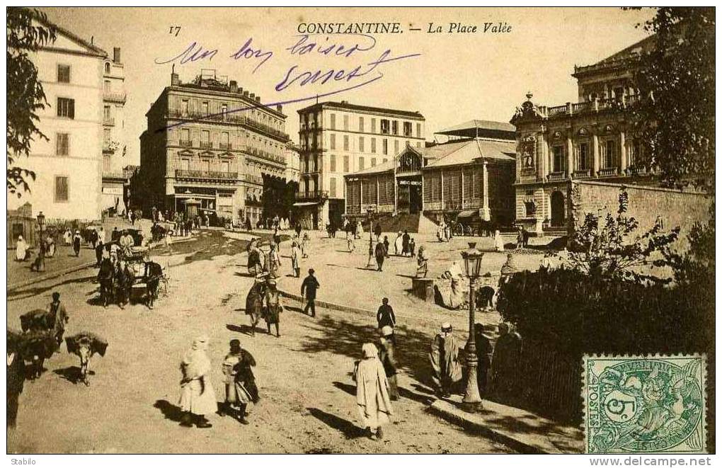 ALGERIE - CONSTANTINE - LA PLACE VALEE