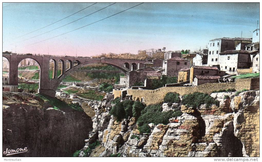 ALGERIE, CONSTANTINE, gorges de Rhummel, jamais voyagée