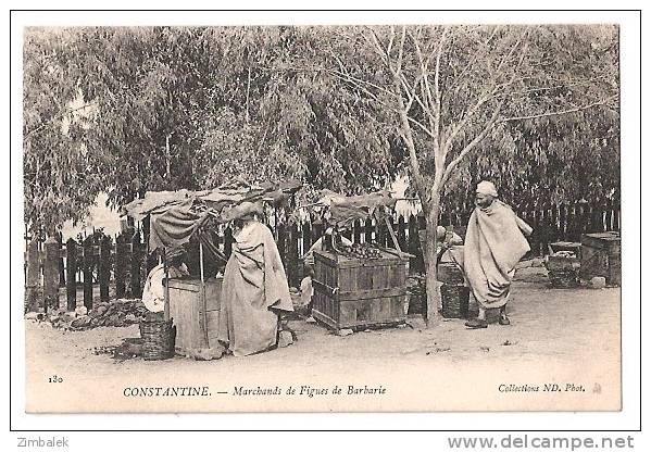 CONSTANTINE - MARCHANDS DE FIGUES DE BARBARIE