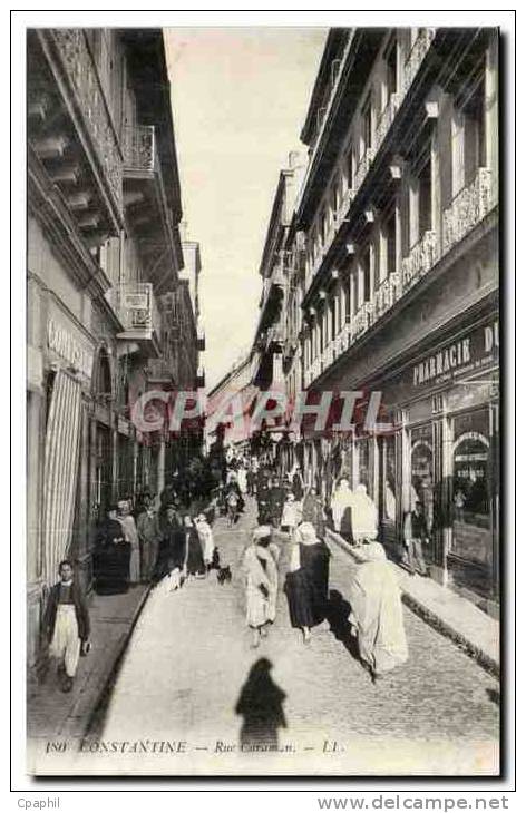 Algerie Constantine CPA Rue Caraman (Pharmacie)