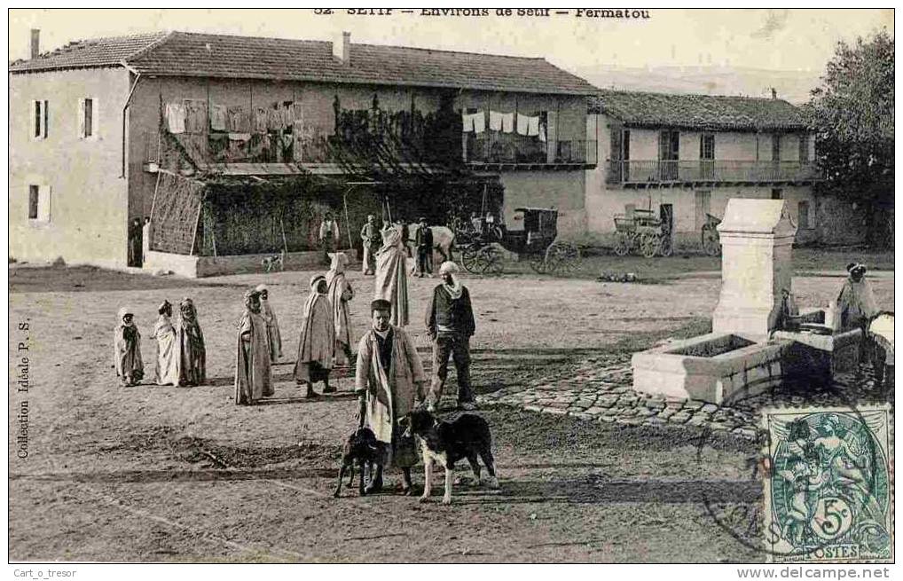 CPA ALGERIE CONSTANTINE SETIF Environs de Setif 1907