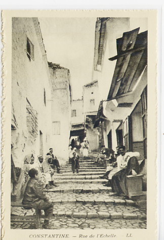 Constantine - Rue de l'Echelle animée