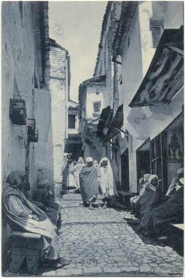 CONTANTINE- Quartier Arabe-Café Maure
