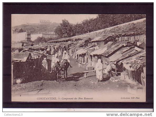 ALGERIE - Constantine - campement des Beni Ramassés