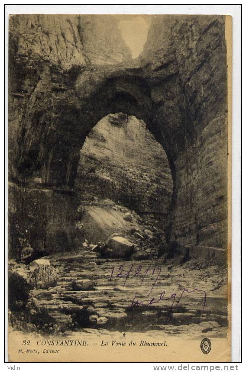 CONSTANTINE - VOUTE DE RHUIMMEL