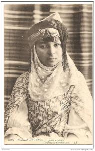 Scènes et Types . Jeune Femme (Coiffure de Constantine)