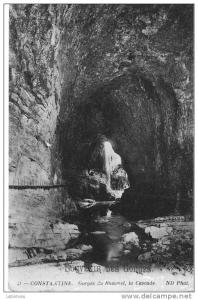 CPA ALGERIE CONSTANTINE RUMMEL CASCADE