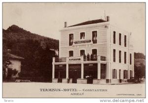 CONSTANTINE - Terminus Hôtel Agnelly - CPA TBon Etat (voir scan)