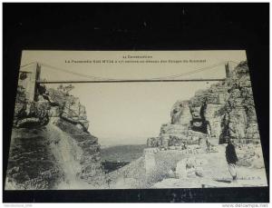 CONSTANTINE - LA PASSERELLE SIDI M'CID à 175 mètres AU-DESSUS DES GORGES DU RUMMEL - AFRIQUE ALGERIE