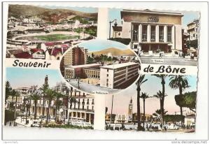 CPSM RARE CARTE DE BÔNE ALGERIE