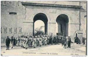 CONSTANTINE - L'Entrée de la Casbah