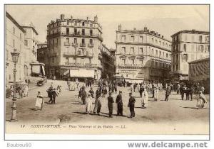 CONSTANTINE - Place Nemours et les Halles