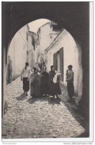 CPA - CONSTANTINE - La rue du Quartier Juif - carte animée