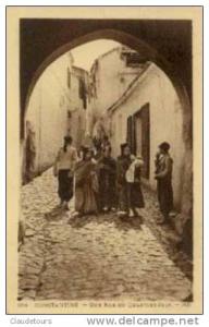 ALGERIE CONSTANTINE UNE RUE DU QUARTIER JUIF