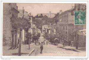 Algérie - Philippeville - La Rue d'Austerlitz