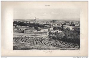 Province de Constantine grand format 16/25 environ Sétif vue générale