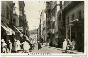 CONSTANTINE.  La rue Georges Clémenceau.