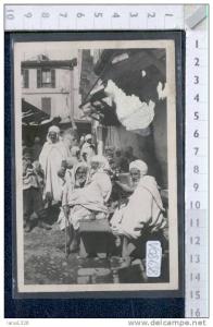 V08638 COSTANTINOPOLI CONSTANTINE AU CAFE  MAURE COSTUMI FOLKLORISTICI FOLCLORISTICI