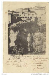 Carte Postale Ancienne Algérie - Constantine. Tannerie Arabe - Industrie, cuir