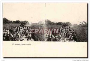 Vues stereoscopiques Algerie Biskra CPA Noce Fantasia