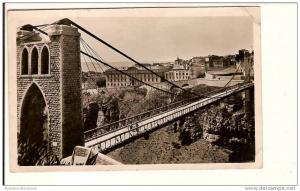 ALGERIE  CONSTANTINE  le pont sidi m'cid et le lycee m'cid    - dos écrit