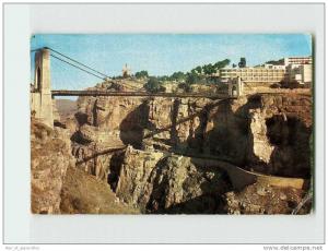 435 )  CONSTANTINE. Passerelle de Sidi M'Sid  . (2 Scans) .Année 19** . Édit./Phot JEFF. DIRENN  .Exp/Dest