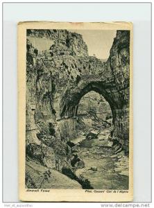 440 )  CONSTANTINE. Les Gorges de Rhumel   . (2 Scans) .Année 19** . Édit./Phot VERMOT. Gouvernement Algérien  .Exp/De