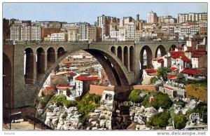 CONSTANTINE (Algérie) - Le Viaduc Sidi Rached et la Ville Moderne
