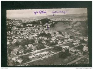 CPSM - Algérie - Bone ( Constantine) - Vue aérienne Quartier église Sainte Thérèse - Cité Dubois ( COMBIER CIM 28 A)