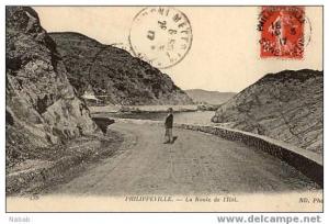 NK-PH 019-Algérie-Philippeville -La Route de L'îlot-N.D-